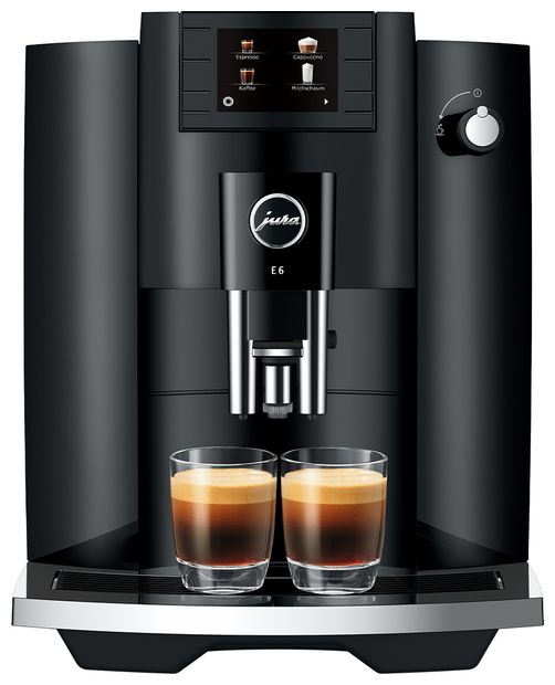 JURA E6 - Piano Black (EC) - volautomatische espressomachine
